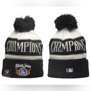 Los Angeles Dodgers 2025 World Series Champions Locker Room Knit Beanie